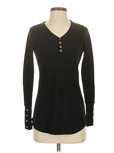 Pre-owned Chaser Pullover Sweater In Black