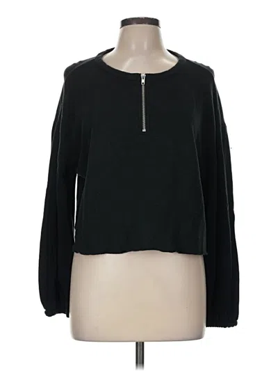 Pre-owned Chaser Pullover Sweater In Black