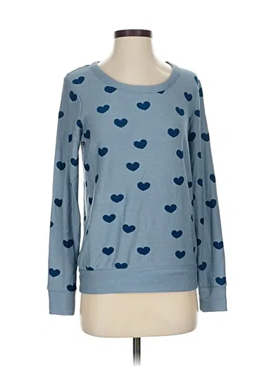 Pre-owned Chaser Pullover Sweater In Blue