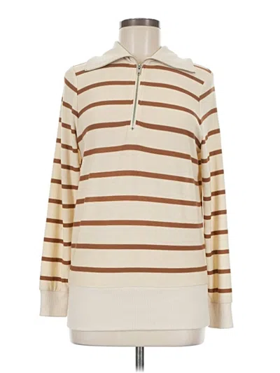 Pre-owned Chaser Pullover Sweater In Brown