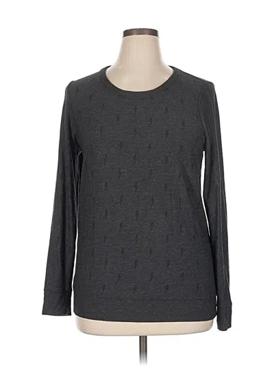 Pre-owned Chaser Pullover Sweater In Gray