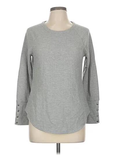 Pre-owned Chaser Pullover Sweater In Gray