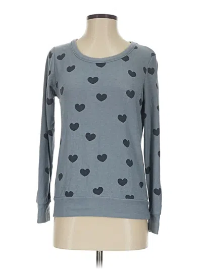 Pre-owned Chaser Pullover Sweater In Gray