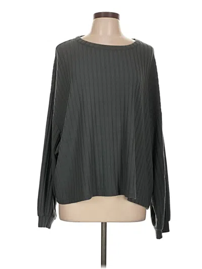Pre-owned Chaser Pullover Sweater In Gray