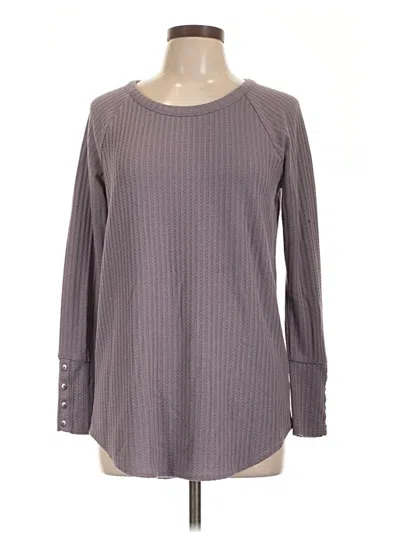 Pre-owned Chaser Pullover Sweater In Gray