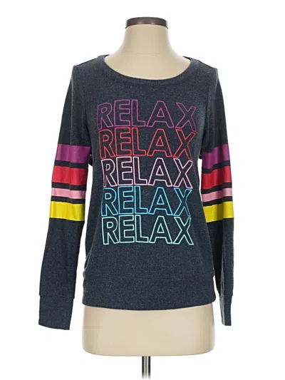 Pre-owned Chaser Pullover Sweater In Gray