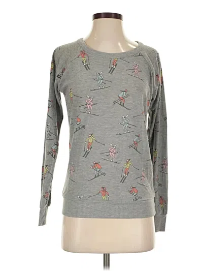 Pre-owned Chaser Pullover Sweater In Gray