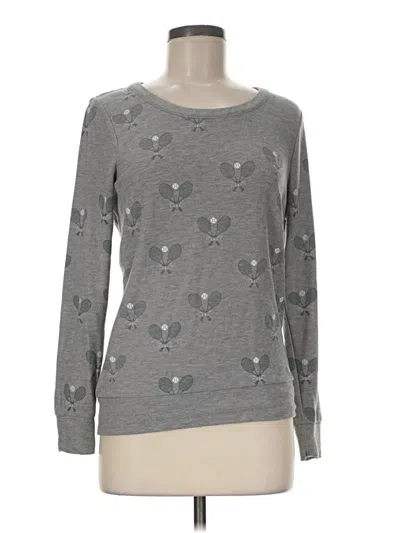 Pre-owned Chaser Pullover Sweater In Gray