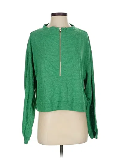 Pre-owned Chaser Pullover Sweater In Green