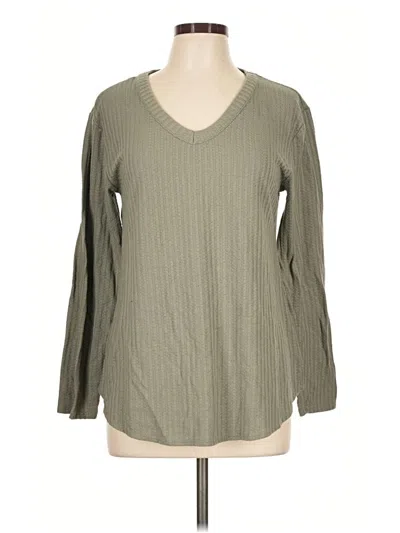 Pre-owned Chaser Pullover Sweater In Green