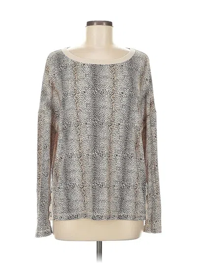 Pre-owned Chaser Pullover Sweater In Silver