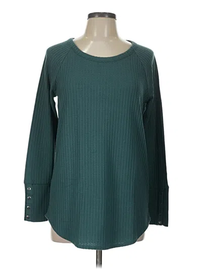 Pre-owned Chaser Pullover Sweater In Teal