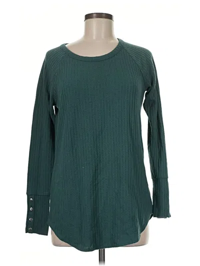 Pre-owned Chaser Pullover Sweater In Teal