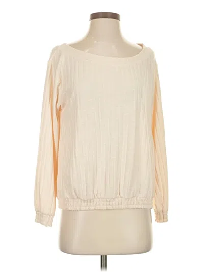 Pre-owned Chaser Pullover Sweater In White