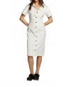 Chaser Rachelle Midi Dress In White In White