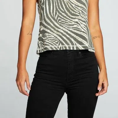 Chaser Rib Muscle Tank In Green