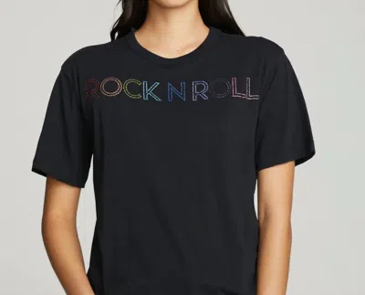 Chaser Rock Diamonds Tee In Black