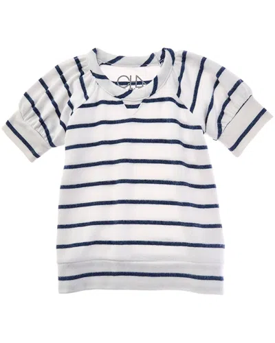 Chaser Kids' Rpet Bliss Knit Puff Pullover T-shirt In White
