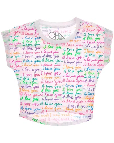 Chaser Kids' Rpet Vintage Jersey Hi Lo Roll Sleeve In Multi