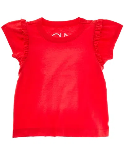 Chaser Kids' Rpet Vintage Jersey T-shirt In Red