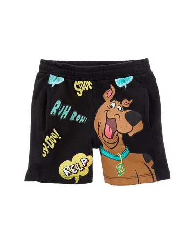 Chaser Kids' Scooby Doo Linen-blend Short In Black