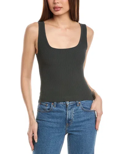 Chaser Sculpt Knit Maizy Tank In Black