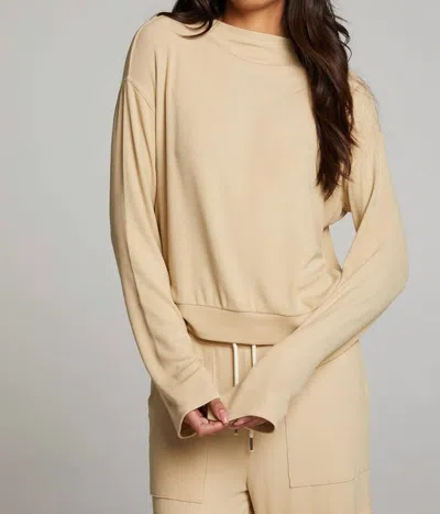 Chaser Seattle Long Sleeve Tee In Cappucino In Multi