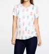 Chaser Short Sleeve Graphic Tee In Popsicles In Multi