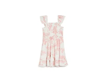 Chaser Short Sleeve Mini Dress (little Kid/big Kid) Girl's Dress Camellia: 2-3 Little Kid In Pink