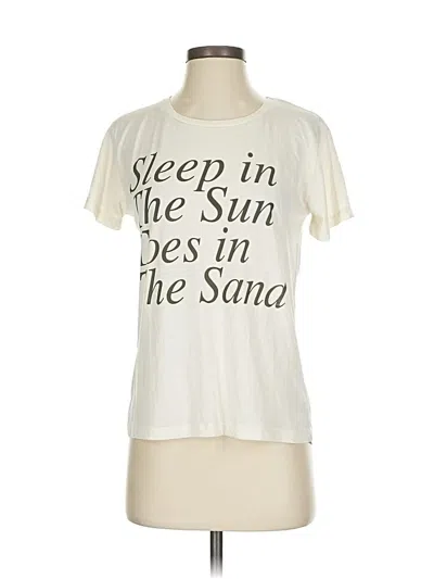 Pre-owned Chaser Short Sleeve T-shirt In White