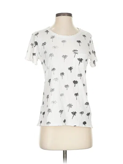 Pre-owned Chaser Short Sleeve T-shirt In White