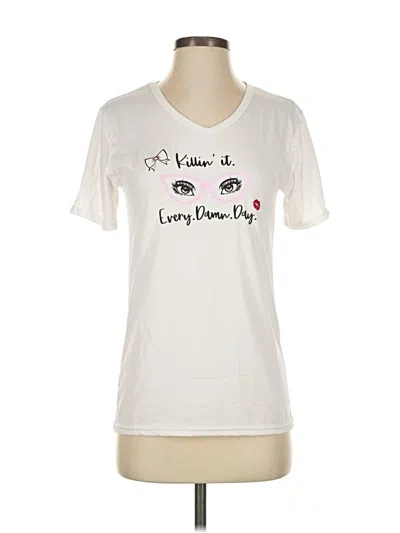 Pre-owned Chaser Short Sleeve T-shirt In White
