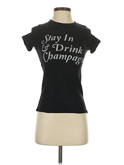 Pre-owned Chaser Short Sleeve T-shirt In Black