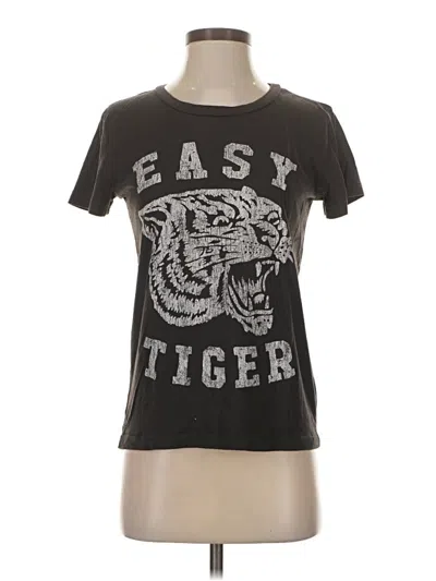 Pre-owned Chaser Short Sleeve T-shirt In Black