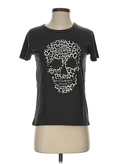 Pre-owned Chaser Short Sleeve T-shirt In Black
