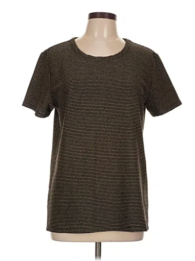 Pre-owned Chaser Short Sleeve T-shirt In Brown