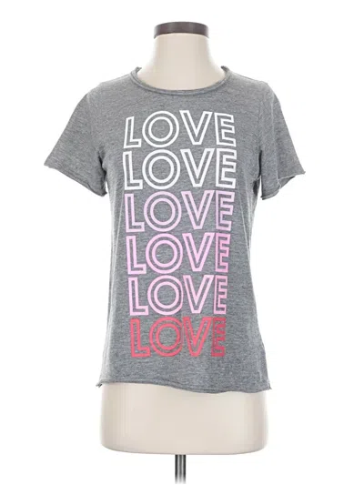 Pre-owned Chaser Short Sleeve T-shirt In Gray