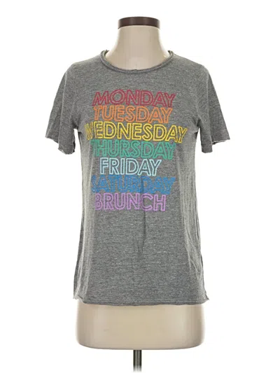 Pre-owned Chaser Short Sleeve T-shirt In Gray