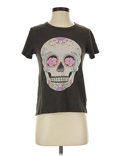 Pre-owned Chaser Short Sleeve T-shirt In Gray