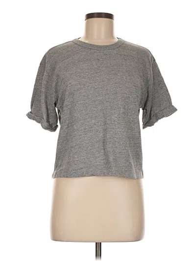 Pre-owned Chaser Short Sleeve T-shirt In Gray