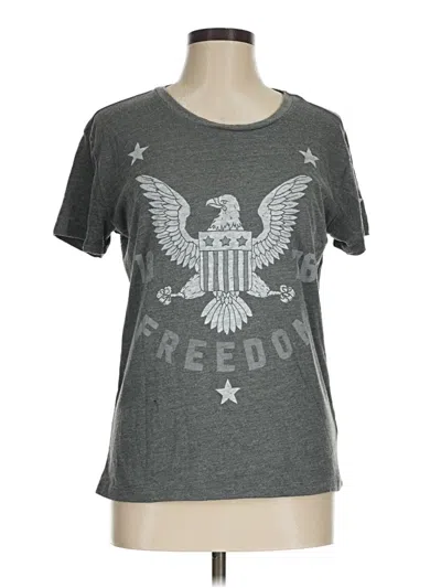 Pre-owned Chaser Short Sleeve T-shirt In Gray