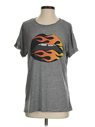 Pre-owned Chaser Short Sleeve T-shirt In Gray