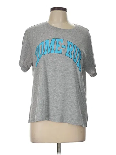 Pre-owned Chaser Short Sleeve T-shirt In Gray