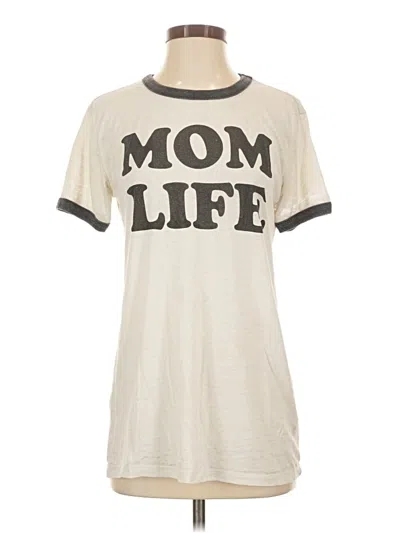 Pre-owned Chaser Short Sleeve T-shirt In Ivory