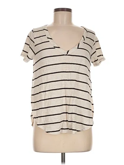 Pre-owned Chaser Short Sleeve T-shirt In Ivory