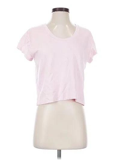 Pre-owned Chaser Short Sleeve T-shirt In Pink