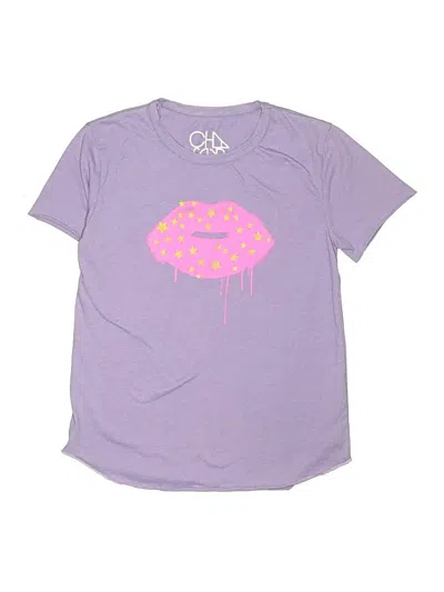 Pre-owned Chaser Kids' Short Sleeve T-shirt In Purple