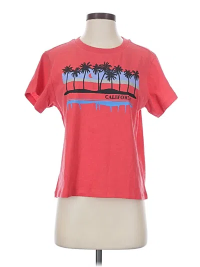 Pre-owned Chaser Short Sleeve T-shirt In Red