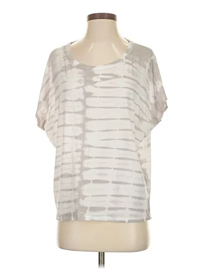 Pre-owned Chaser Short Sleeve T-shirt In Silver