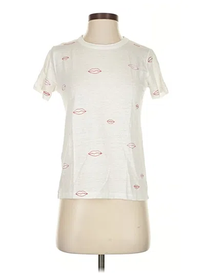 Pre-owned Chaser Short Sleeve T-shirt In White